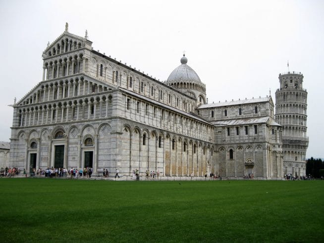 Cathedral in the Leaning Tower of Pisa complex