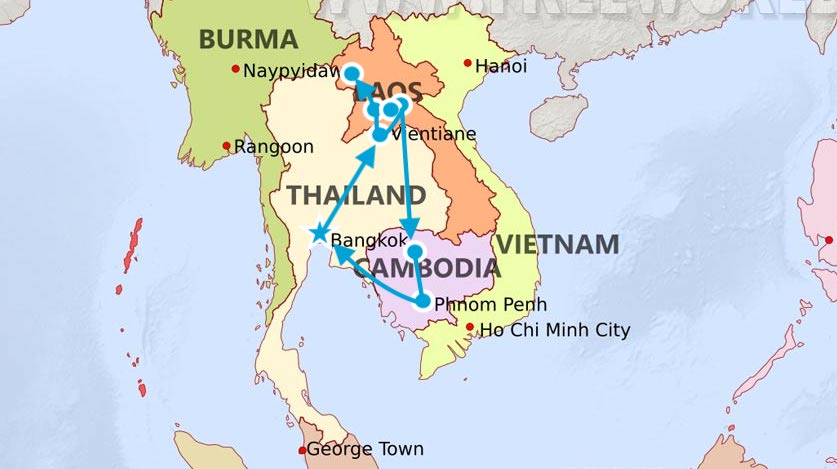 my six week itinerary through southeast asia while traveling the world