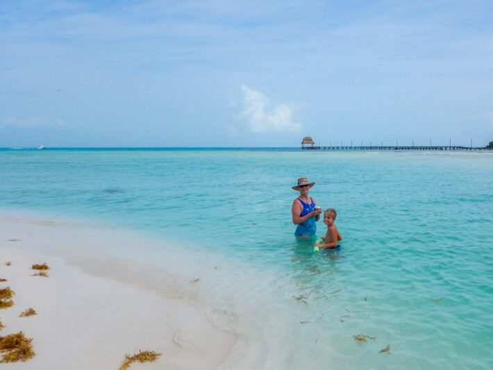 living on a mexican beach